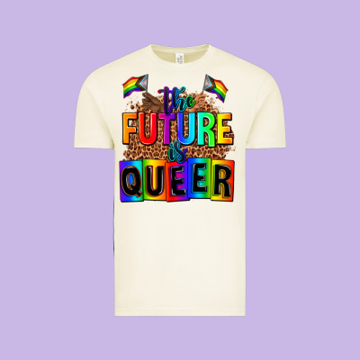 The Fuuture Is Queer Vintage Tee Designed By Adodesignshop
