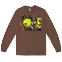 Chestnut for the love of the game tennis Long Sleeve Tee - BarkalooDesign