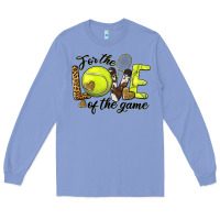 Colony Blue for the love of the game tennis Long Sleeve Tee - BarkalooDesign