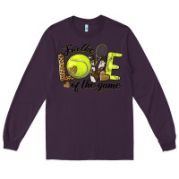 Plum for the love of the game tennis Long Sleeve Tee - BarkalooDesign