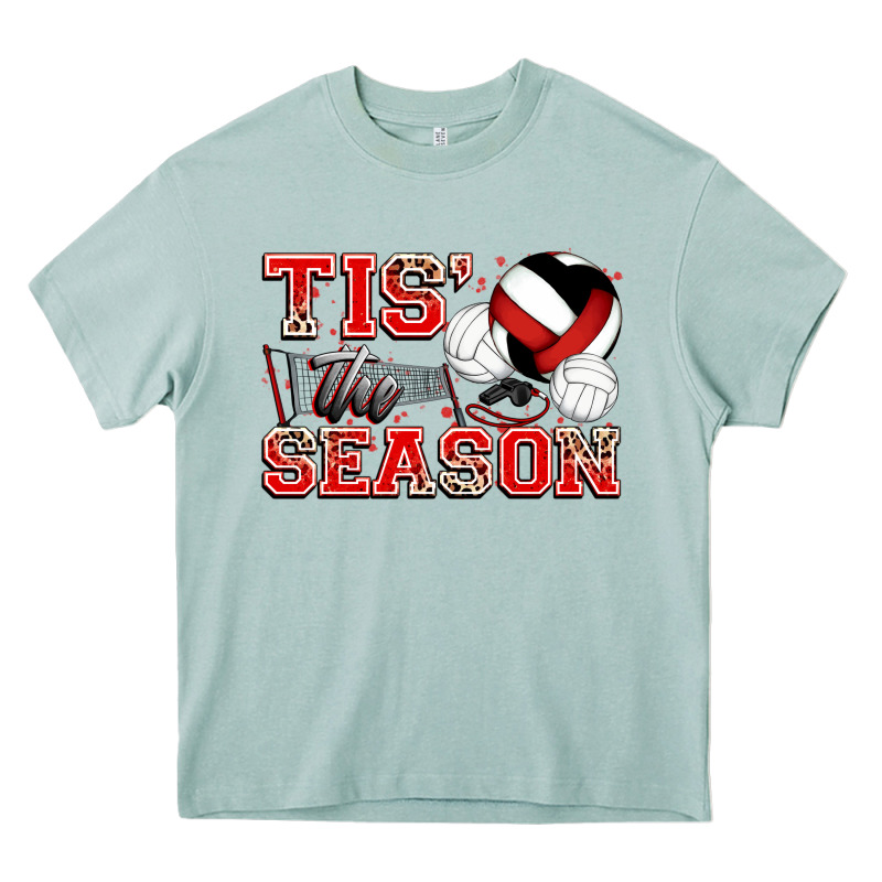 Tis' The Season Volleyball Heavy Core Tee by Zillion Design Studio | Teevron