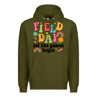 Army Green field day let the games begin Premium Hoodie - JahusDesignShop