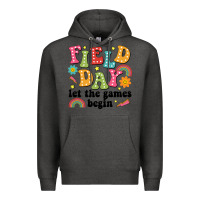 Charcoal Heather field day let the games begin Premium Hoodie - JahusDesignShop