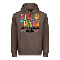 Coffee field day let the games begin Premium Hoodie - JahusDesignShop