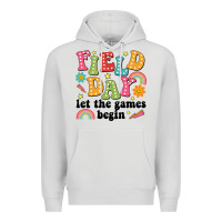 Dove Grey field day let the games begin Premium Hoodie - JahusDesignShop
