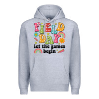 Heather Grey field day let the games begin Premium Hoodie - JahusDesignShop