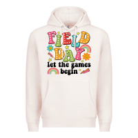 Pale Pink field day let the games begin Premium Hoodie - JahusDesignShop