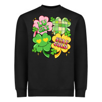 Black lucky stay gold Heavyweight Sweatshirt - Artiststas