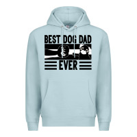 Blue Mist Best dog dad ever Premium Hoodie - Bettercallsaul