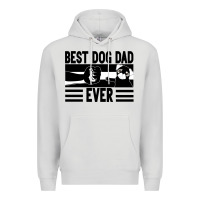 Dove Grey Best dog dad ever Premium Hoodie - Bettercallsaul