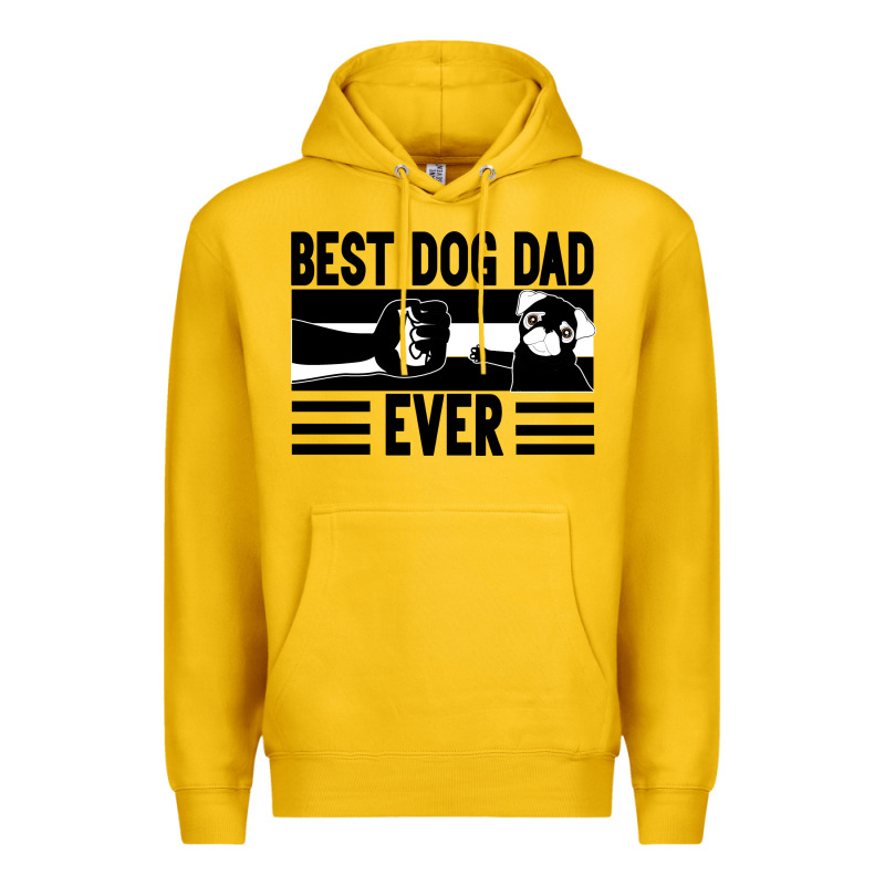 Best Dog Dad Ever Premium Hoodie by Bettercallsaul | Teevron