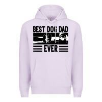 Lilac Best dog dad ever Premium Hoodie - Bettercallsaul