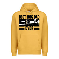 Mustard Best dog dad ever Premium Hoodie - Bettercallsaul