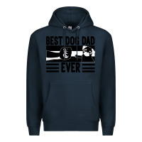 Navy Best dog dad ever Premium Hoodie - Bettercallsaul