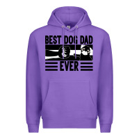 Purple Best dog dad ever Premium Hoodie - Bettercallsaul