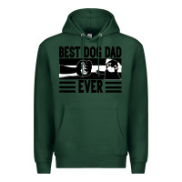 Sports Green Best dog dad ever Premium Hoodie - Bettercallsaul