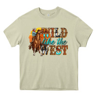 Mossy wild like west Heavy Core Tee - texasbilliewilder