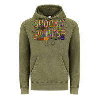 Vintage Olive spooky vibes Vintage Hoodie - RacoonDesign