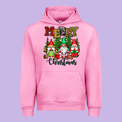 Merry Christmas Gnomes Urban Hoodie Designed By Cowgirlartshop