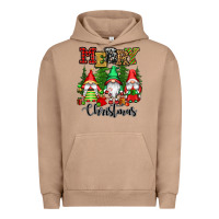 Pigment Burro merry christmas gnomes Urban Hoodie - CowGirlArtShop