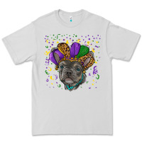 Dove Grey mardi gras french bulldog Premium Tee - RanaPortraitStore