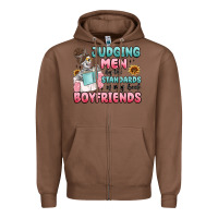 Chestnut judging men by the standards of my book boyfriends Zipper Hoodie - MaliasSmallBusiness