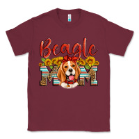 Burgundy beagle mom Classic Tee - Artiststas
