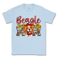 Dusty Blue beagle mom Classic Tee - Artiststas