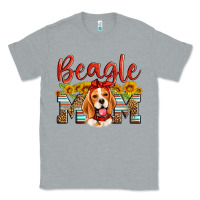 Heather Grey beagle mom Classic Tee - Artiststas