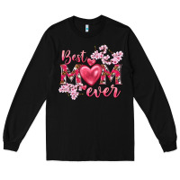 Black best mom ever Long Sleeve Tee - NancyCooperArtShop