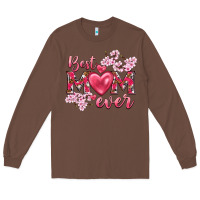 Chestnut best mom ever Long Sleeve Tee - NancyCooperArtShop