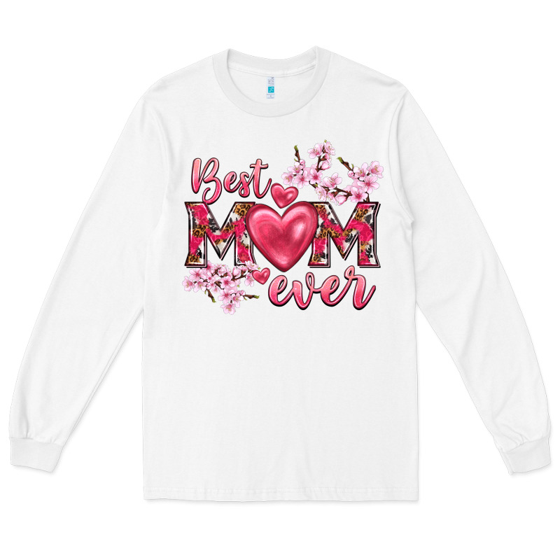 Best Mom Ever Long Sleeve Tee by NancyCooperArtShop | Teevron