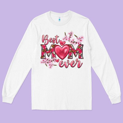 Best Mom Ever Long Sleeve Tee Designed By Nancycooperartshop