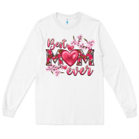 White best mom ever Long Sleeve Tee - NancyCooperArtShop