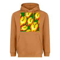 Meerkat softball fire ball seamless pattern Heavyweight Hoodie - BundleAndBundleShop