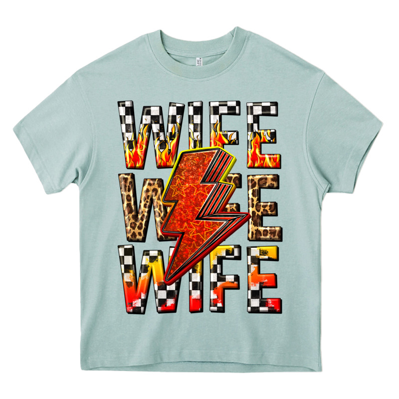 Wife Wife Wife Heavy Core Tee by texasbilliewilder | Teevron