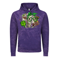 Cloud Purple Charolais St. Patrick's Day Vintage Hoodie - OliviaCreatesArt