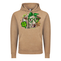 Vintage Coffee Charolais St. Patrick's Day Vintage Hoodie - OliviaCreatesArt