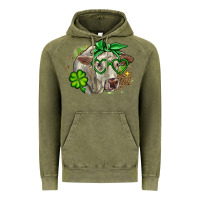 Vintage Olive Charolais St. Patrick's Day Vintage Hoodie - OliviaCreatesArt