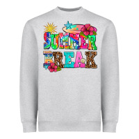 Heather Grey summer break Heavyweight Sweatshirt - AdoDesignShop