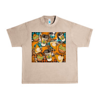 French Oak autumun distressed tumbler Urban Heavy Tee - BundleAndBundleShop