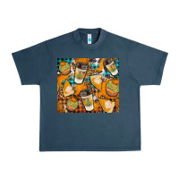 Midnight Navy autumun distressed tumbler Urban Heavy Tee - BundleAndBundleShop