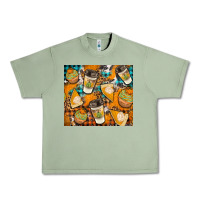 Oil Green autumun distressed tumbler Urban Heavy Tee - BundleAndBundleShop