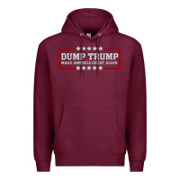 Burgundy Dump Trump Premium Hoodie - Bettercallsaul