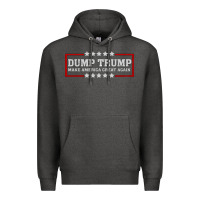 Charcoal Heather Dump Trump Premium Hoodie - Bettercallsaul