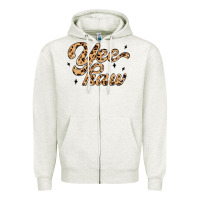Oatmeal Heather yeehaw Zipper Hoodie - MaliasSmallBusiness