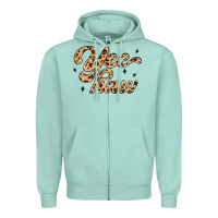 Seafoam yeehaw Zipper Hoodie - MaliasSmallBusiness