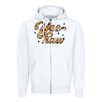 White yeehaw Zipper Hoodie - MaliasSmallBusiness