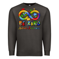 Smoke be kind autism awareness infinity symbol Premium Sweatshirt - LillyAllenDesigns