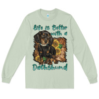 Matcha life is better with a dachshund Long Sleeve Tee - BarkalooDesign
